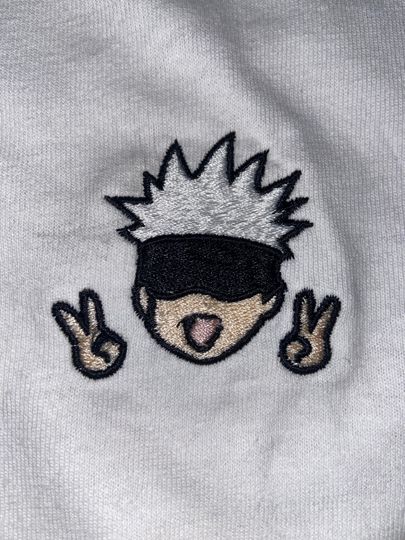 Embroidered Chibi Satoru Gojo Shirt/Sweatshirt/Hoodie