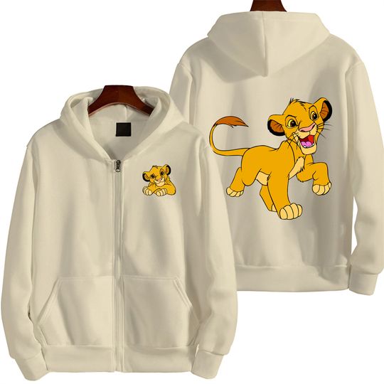 The Lion King Men Zip Up Hoodie