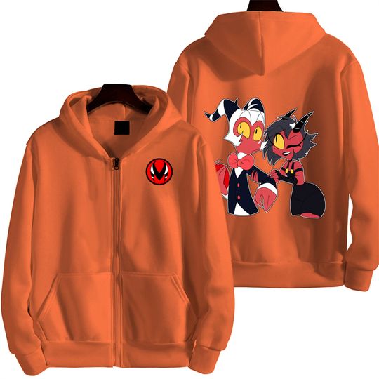 Anime Moxxie Millie Helluva Boss Men Hoodie