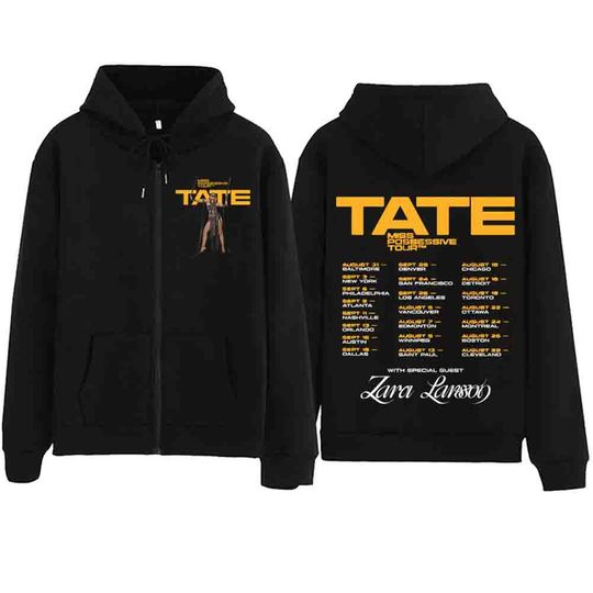 Tate McRae Miss Possessive World Tour 2025 Zipper Hoodie