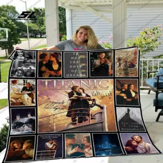 Titanic Quilt, Titanic Movies Quilt Blanket