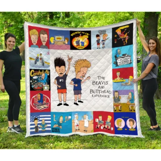 Beavis and Butt-Head Quilt, TV Series Quilt Blanket