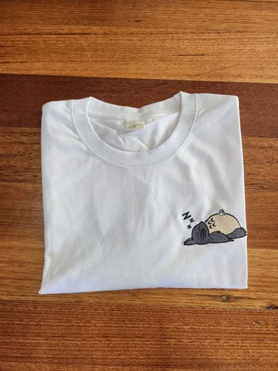 Embroidered Sweatshirt | T-Shirt | Totoro | My Neighbour - anime, unisex