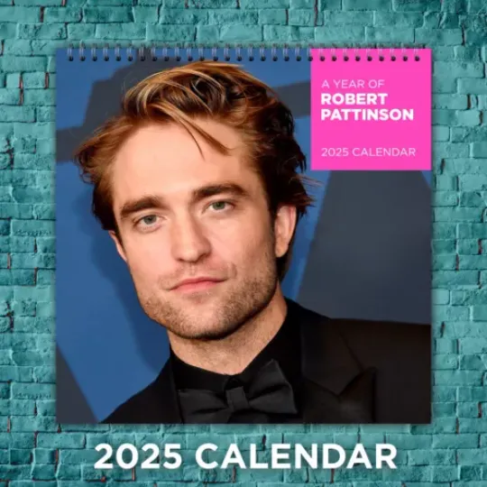 Robert Pattinson 2025 Music Calendar, 12-Month Celebrity Wall Calendar, Fan Gift