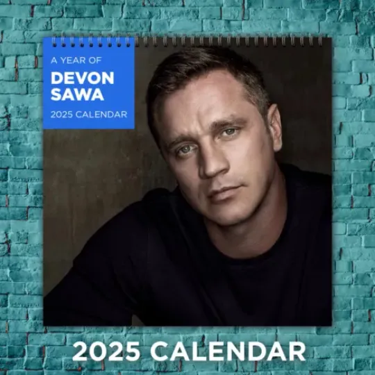 Devon Sawa 2025 Hollywood Stars Calendar, 12-Month Actor Wall Calendar