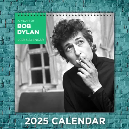 Bob Dylan Calendar 2025, Bob Dylan Celebrity 2025 Wall Calendar