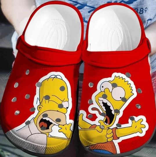 The Simpsons TV Series Shoes, The Simpsons Summer Shoes, The Simpsons Slipper, The Simpsons Sandals, The Simpsons Fans Gifts