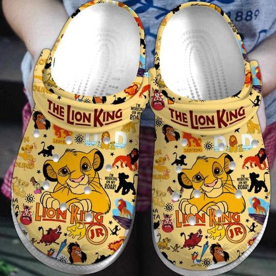 The Lion King Shoes, Lion King Shoes, Lion King Sandals, Lion King Summer Shoes, Custom Summer Shoes,Mens Sandals,Shoes For Women/Men