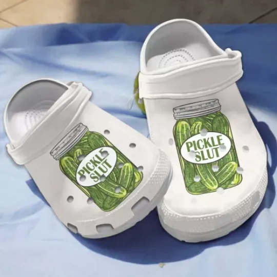Pickle Bottle Lover Clogs Shoes