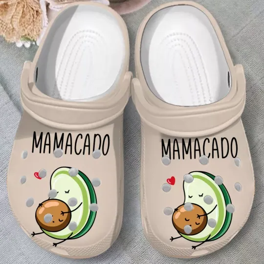 Mamacado Avocado Beige Clogs Shoes
