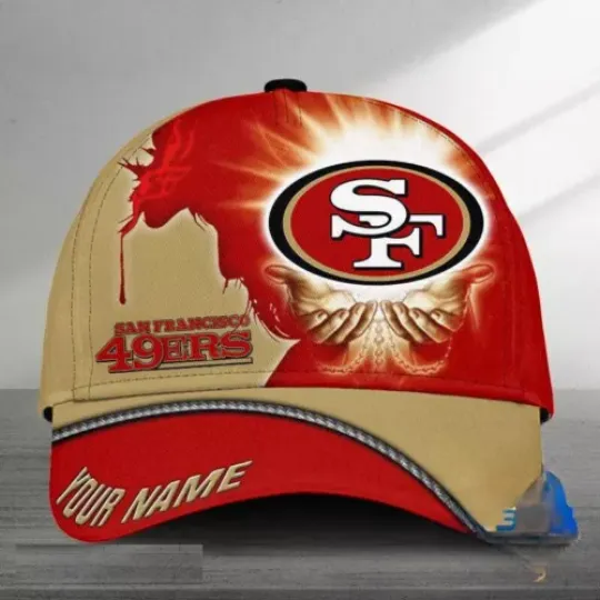 football San Francisco 49ers Special Christian Custom Baseball Cap, Football God Hats