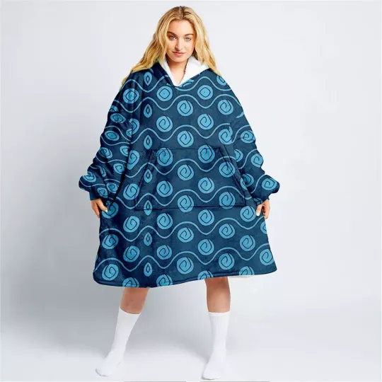 Zoro Arlong Park OP Pattern Blanket Hoodie