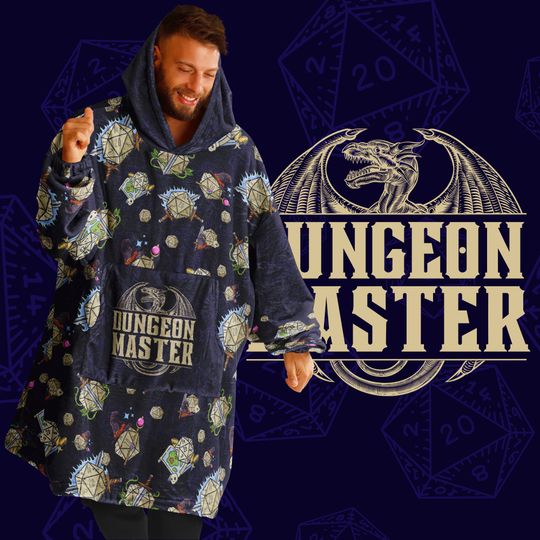 Dungeon Master Oversized Blanket Hoodie