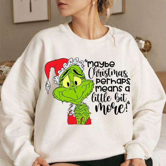 funny character Shirt, Christmas Clipart, Merry Grin, Grin Sweatshirt, Christmas Shirt