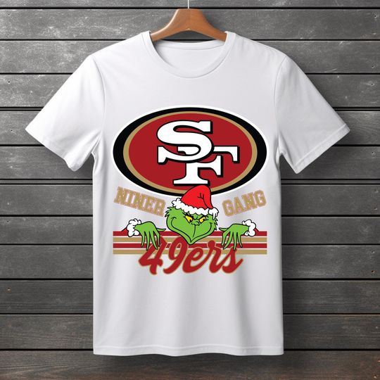 San Francisco 49ers Christmas T-shirt | Football Lover Gift | Game Day Shirt