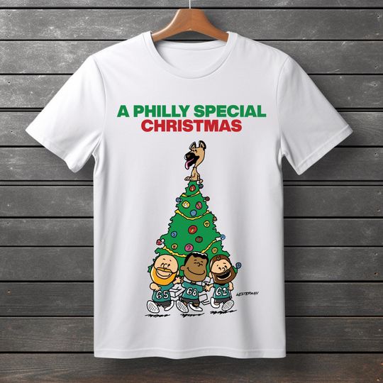 Philadelphia Eagles Christmas T-shirt | Football Lover Gift | Game Day Shirt