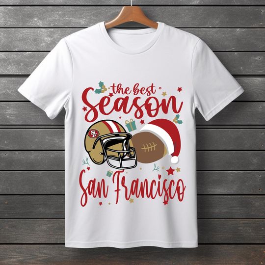 San Francisco 49ers Christmas T-shirt | Football Lover Gift | Game Day Shirt