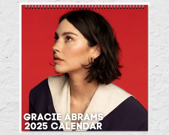 2025 Gra.cie Abrams Calendar - Monthly Photos & Dates - Perfect Gift for Gracie Abrams Fans