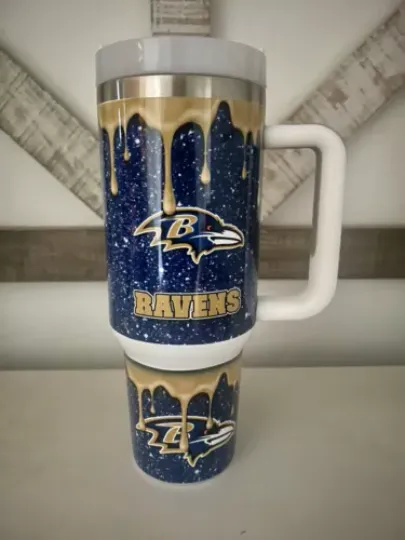 Baltimore Ravens Football 40oz Tumbler