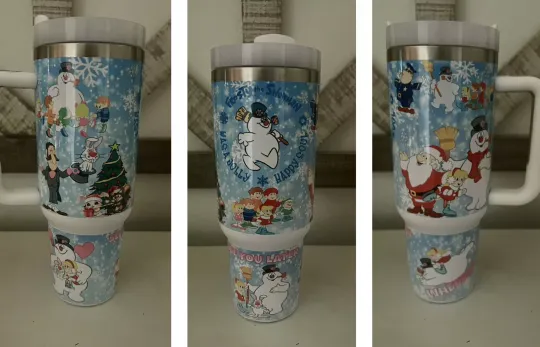 Frosty The Snowman Christmas Holiday 40oz Tumbler