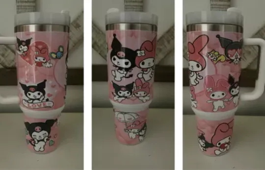 Kuromi And My Melody 40oz Tumbler