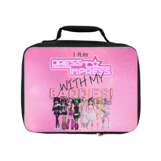 I play Dress to Impress with my BADDIES DTI Dress to Impress Roblox Fashion Game Lunch Bag