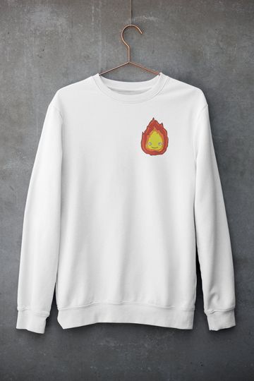 Embroidered Calcifer Sweatshirt