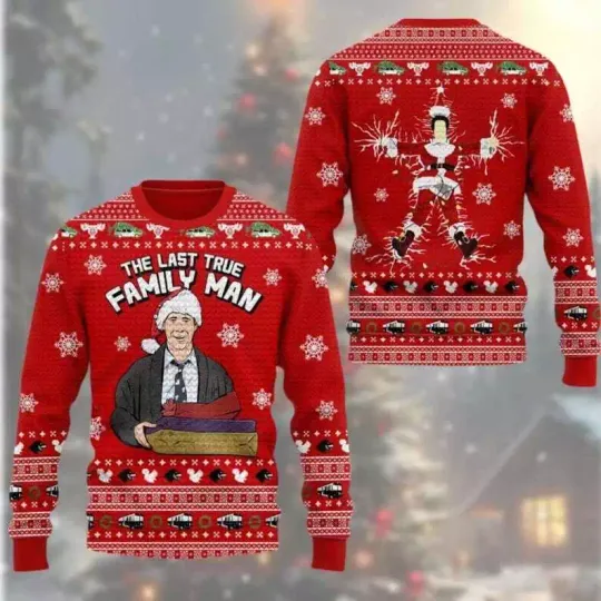 Christmas Clark Griswold Ugly Sweater, National Lampoons Vacation Shirt Gift