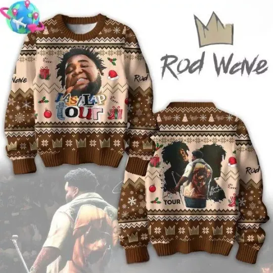 Rod Wave Last Lap Tour Ugly Sweater