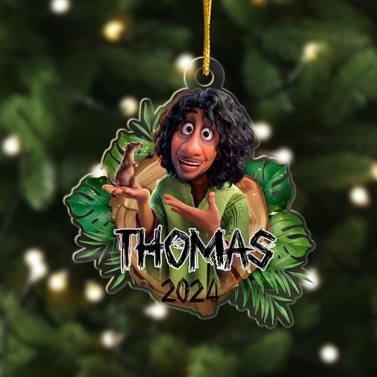 Personalized Madrigals Christmas Ornament, Encanto Christmas Ornament, Customized 2024 Christmas Tree Decor, Family Christmas Gift For Kid