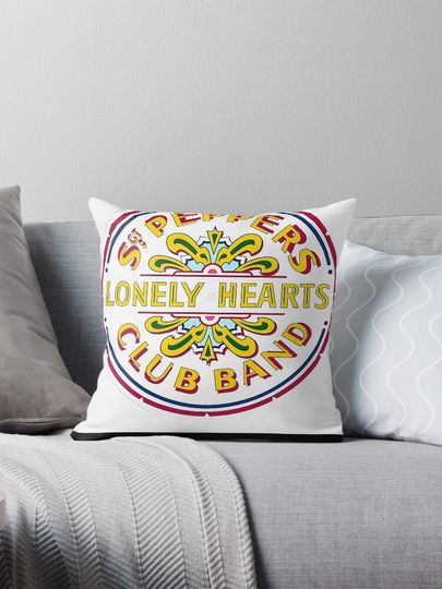 The Beatles The Beatles Logo Pillow