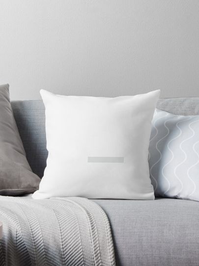 the beatles white album minimal album cover Pillow