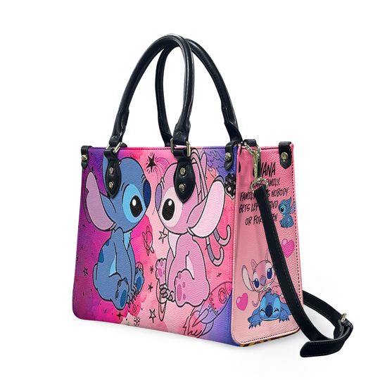 Stitch Lilo Leather Bag, Disney Stitch Lover Handbag