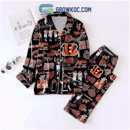 Cincinnati Bengals Jungle Pajamas Set