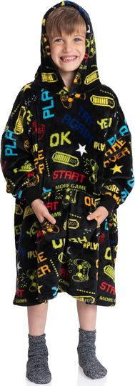 Mad Dog Kids Blanket Hoodie
