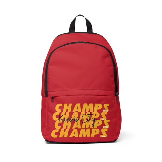 Kansas City Champs Fabric Backpack, Super Bowl Champions