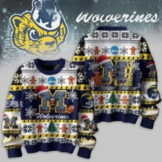 Michigan Wolverines Football They Not Like Us Christmas Ugly Sweater