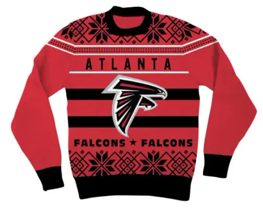 National Football League football Atlanta Falcons Ugly Christmas for Cosplay Sweater