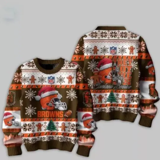 Cleveland Browns football 2024 Ugly Christmas Sweater
