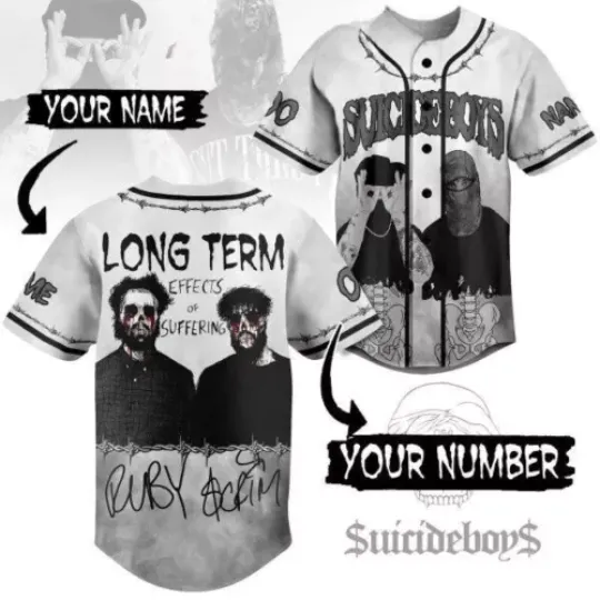 Suicideboys Long Term Effects Of Suffering Personalized Baseball Jersey