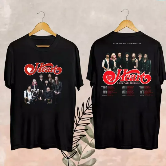 NEW Heart Band Tour 2025 Band Gift For Fan