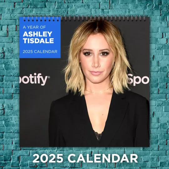 Ashley Tisdale 2025 Hollywood Stars Calendar, 12-Month Actress Wall Calendar