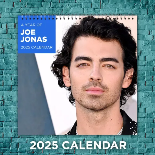 Joe Jonas 2025 Calendar, 12-Month Music and Acting Star Wall Calendar