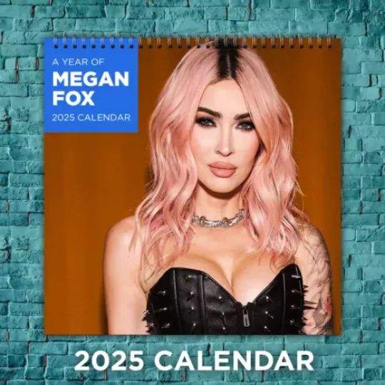 Megan Fox 2025 Hollywood Stars Calendar, 12-Month Actress Wall Calendar