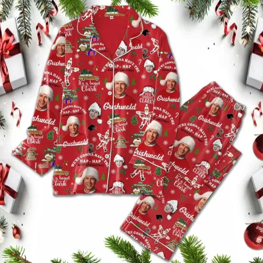 Gris*wold Christmas Pajamas Set, National Lampoons Christmas Vacation