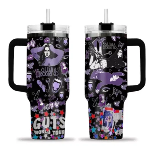 Olivia Rodrigo Guts World Tour Tumbler Cup