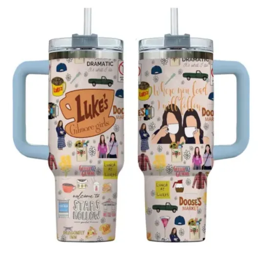 Gilmore Girls 40oz Tumbler, Gilmore Girls Tumbler, Gilmore Girls Gift