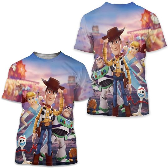 Disney Toy Story 3D Printed T-Shirt, Disney Costume