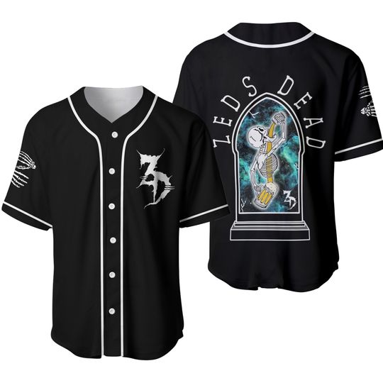 Zeds Dead EDM Rave Festival Baseball Jersey