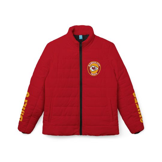 Kansas City Chiefs Womens Puffer Jacket (AOP)